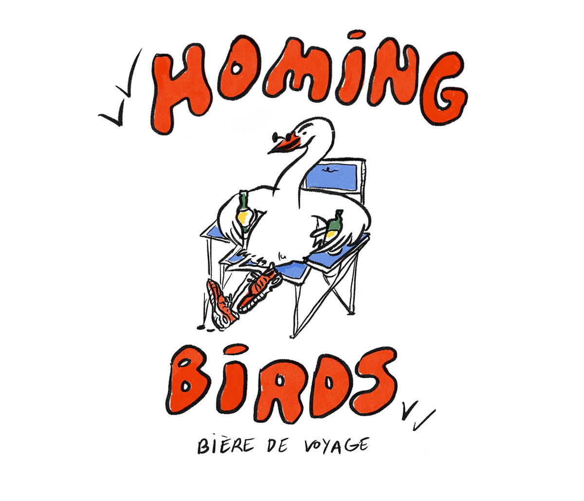 Bière artisanale de voyage HomingBirds